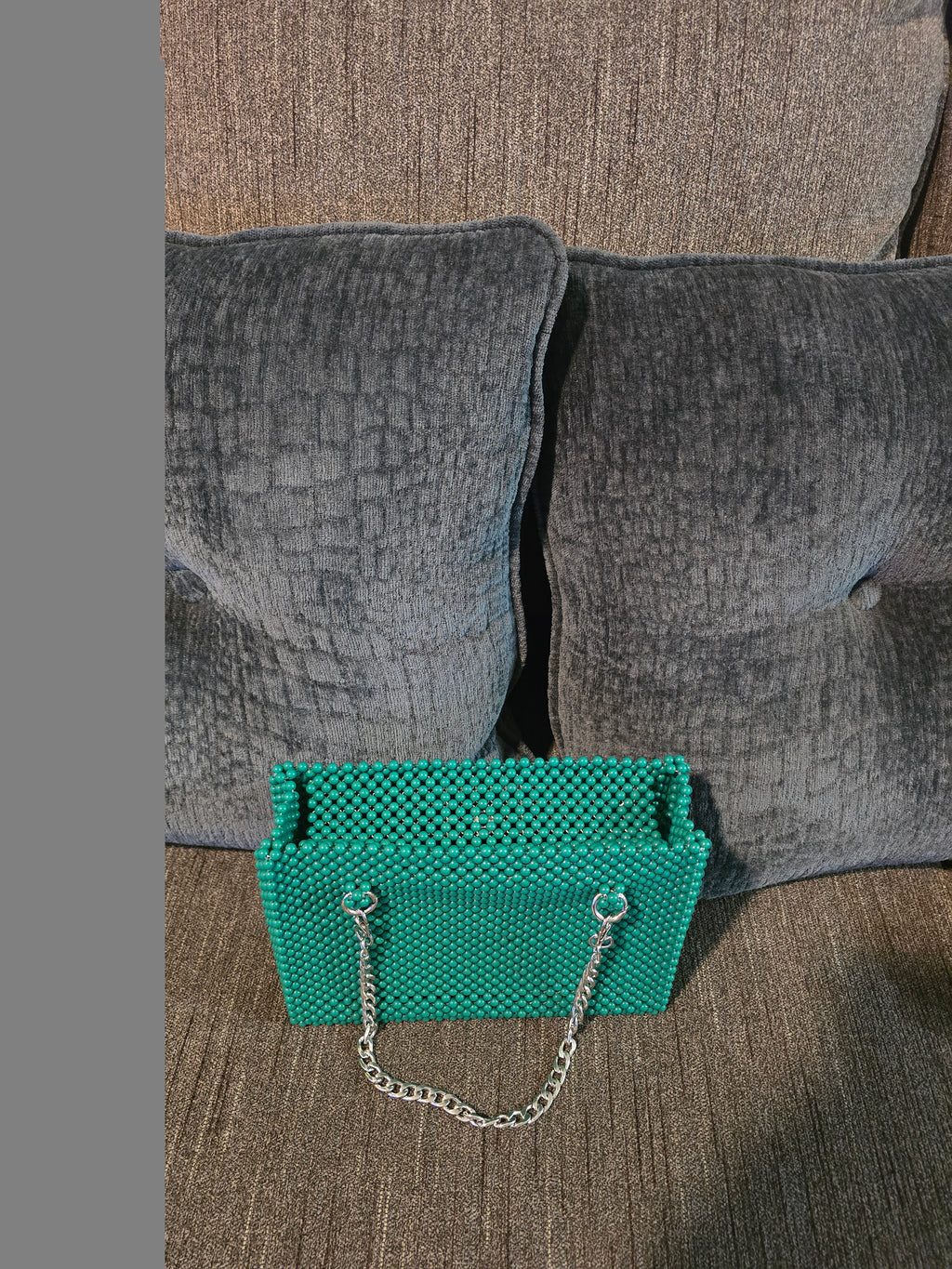 Keegan Beaded Box Bag