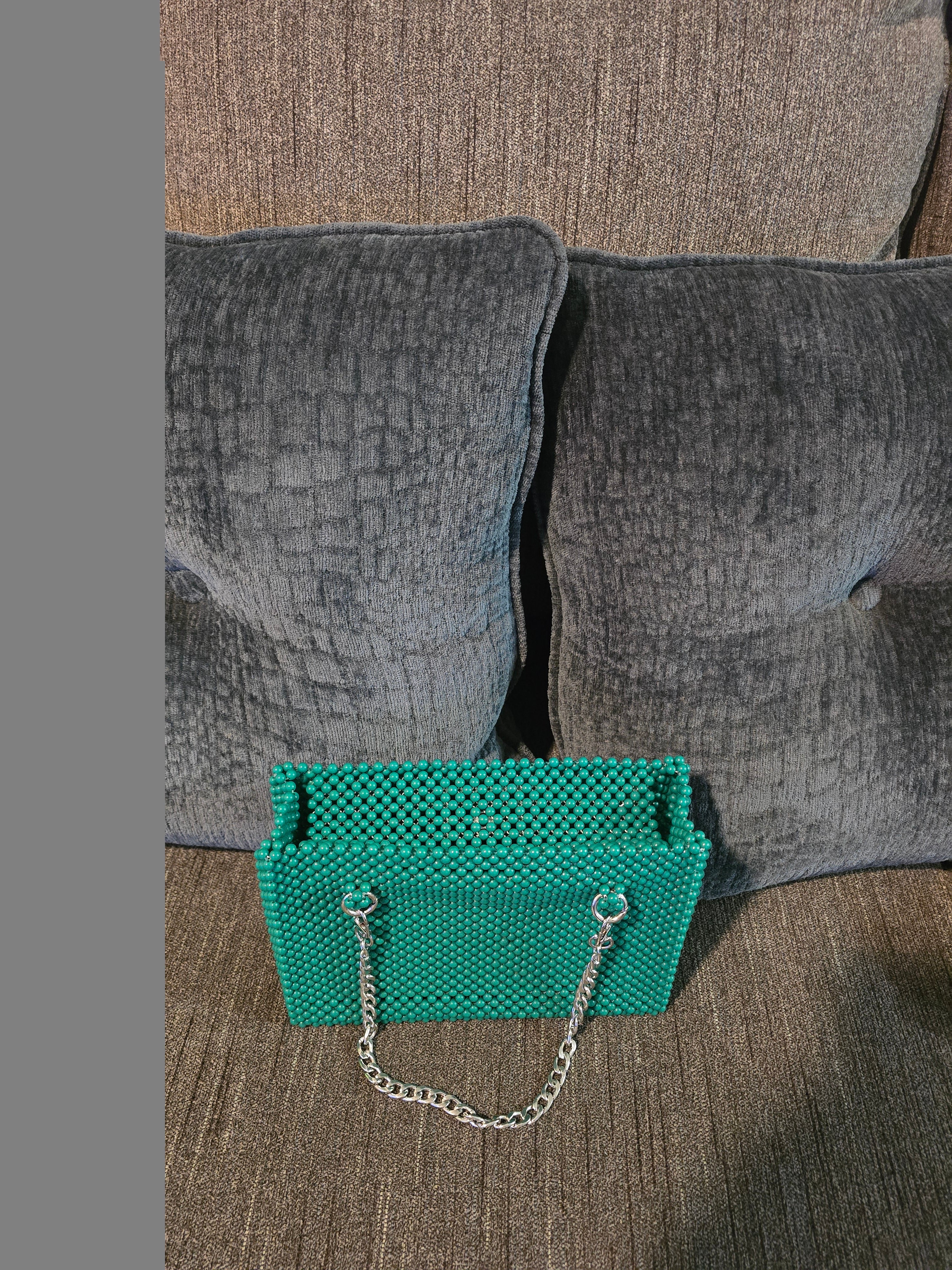 Keegan Beaded Box Bag