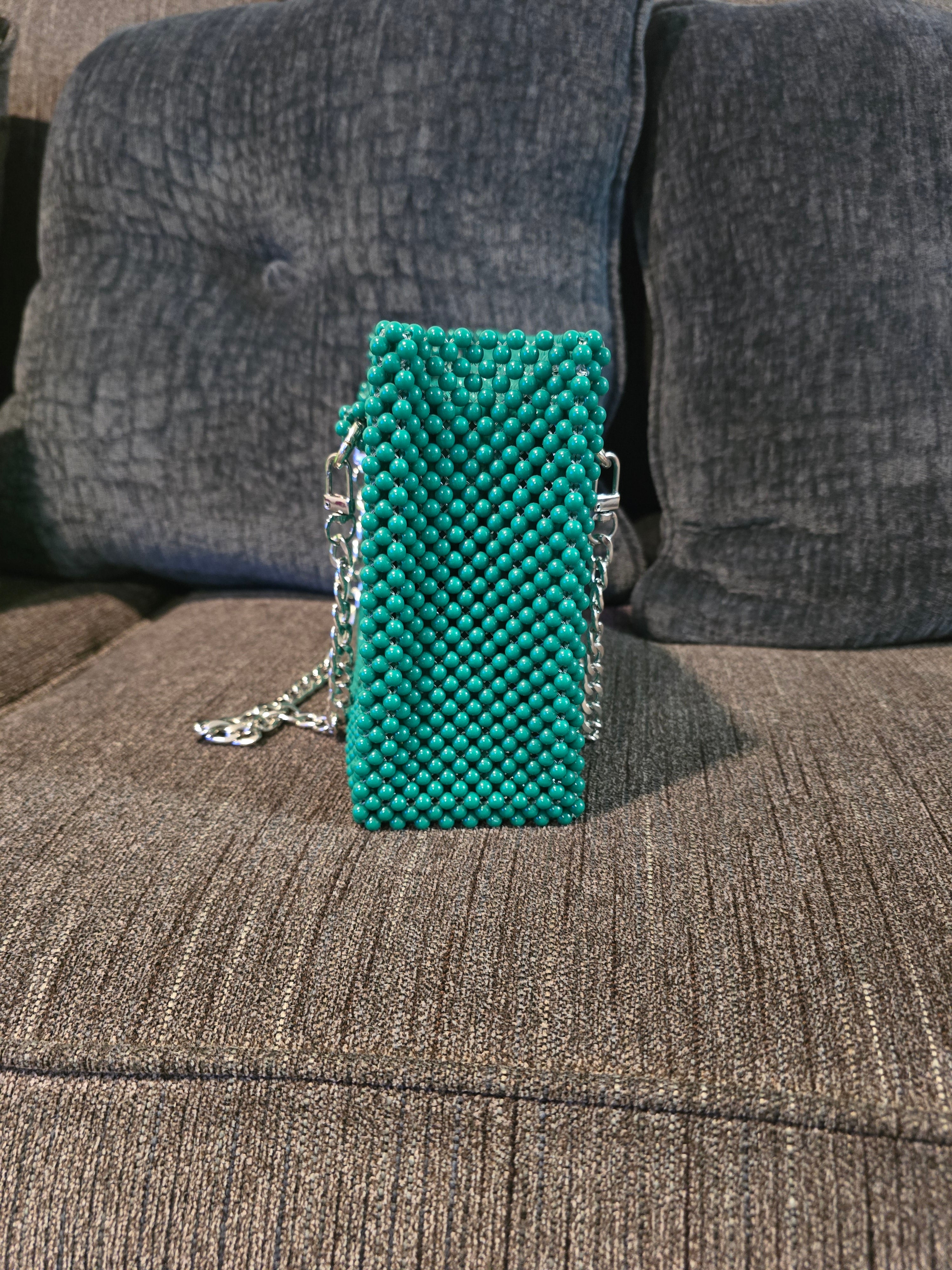 Keegan Beaded Box Bag