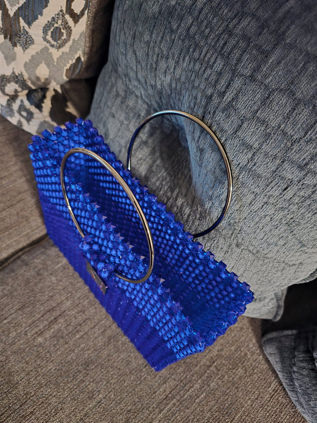 Kynlee Crystal Beaded Handbag